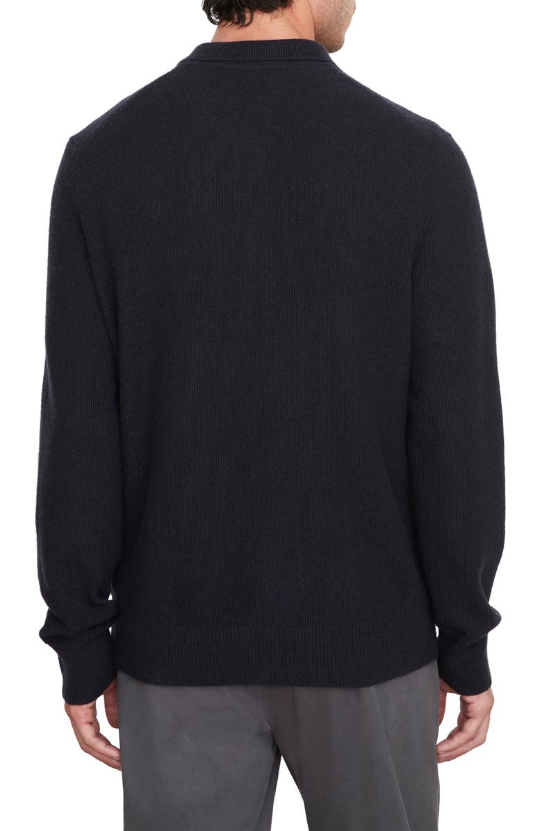 Vince Long Sleeve Wool & Cashmere Polo, Alternate, color, 