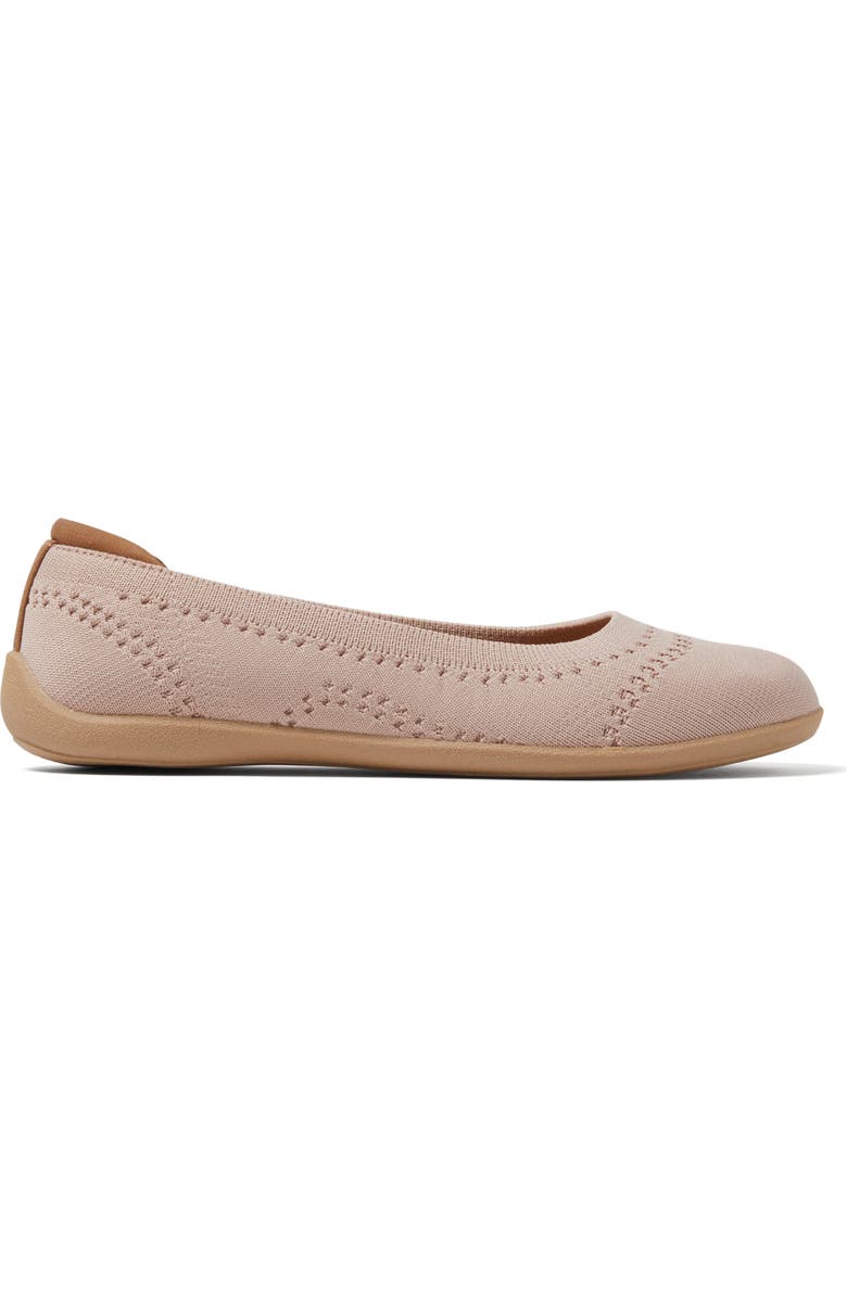 DEARFOAMS Misty Ballet Flat, Alternate, color, Pink