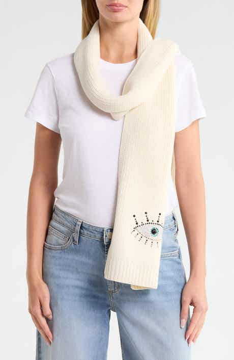 Evil Eye Knit Scarf