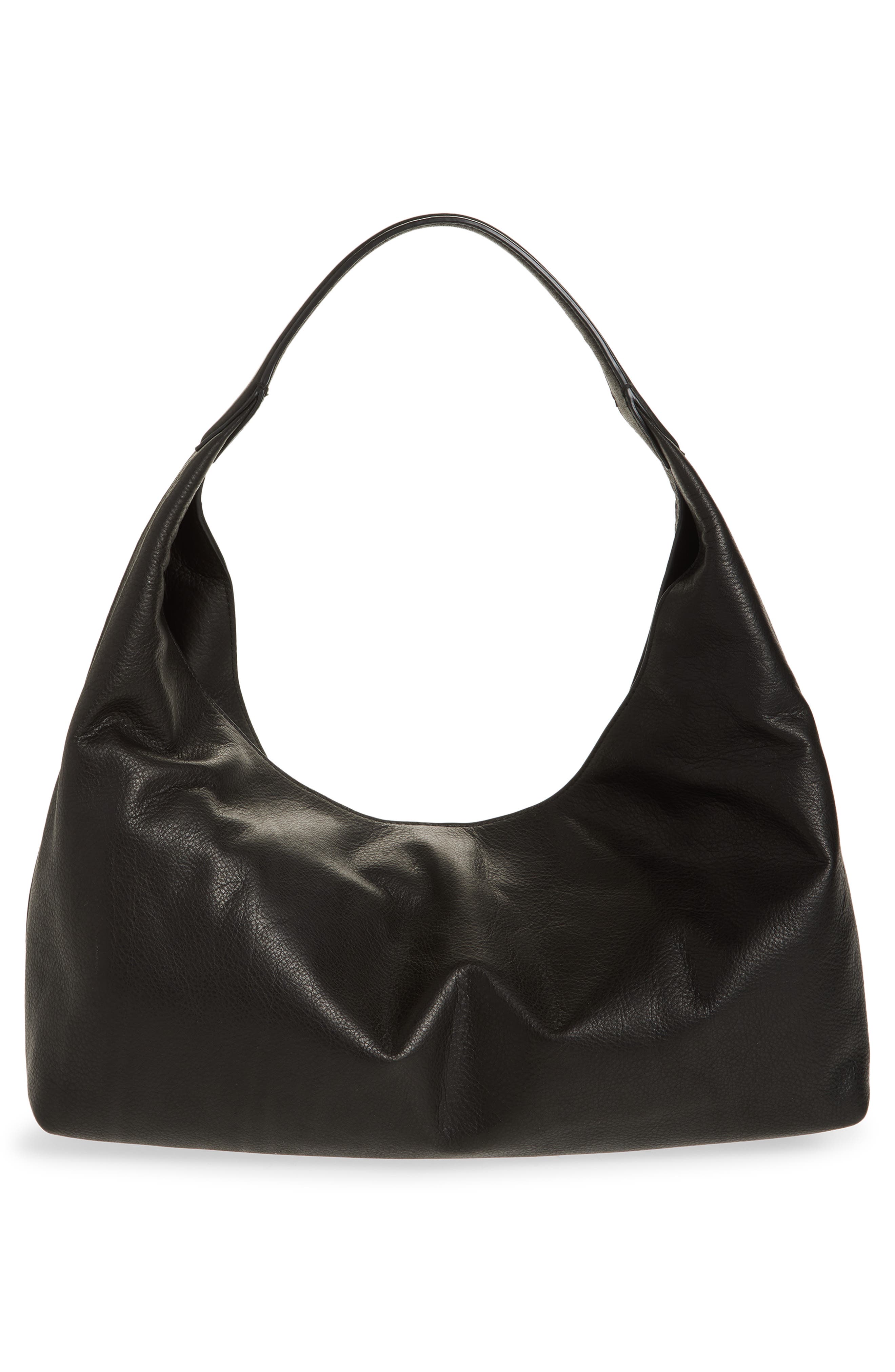 Madewell The Mylie Shoulder Bag, Alternate, color, True Black