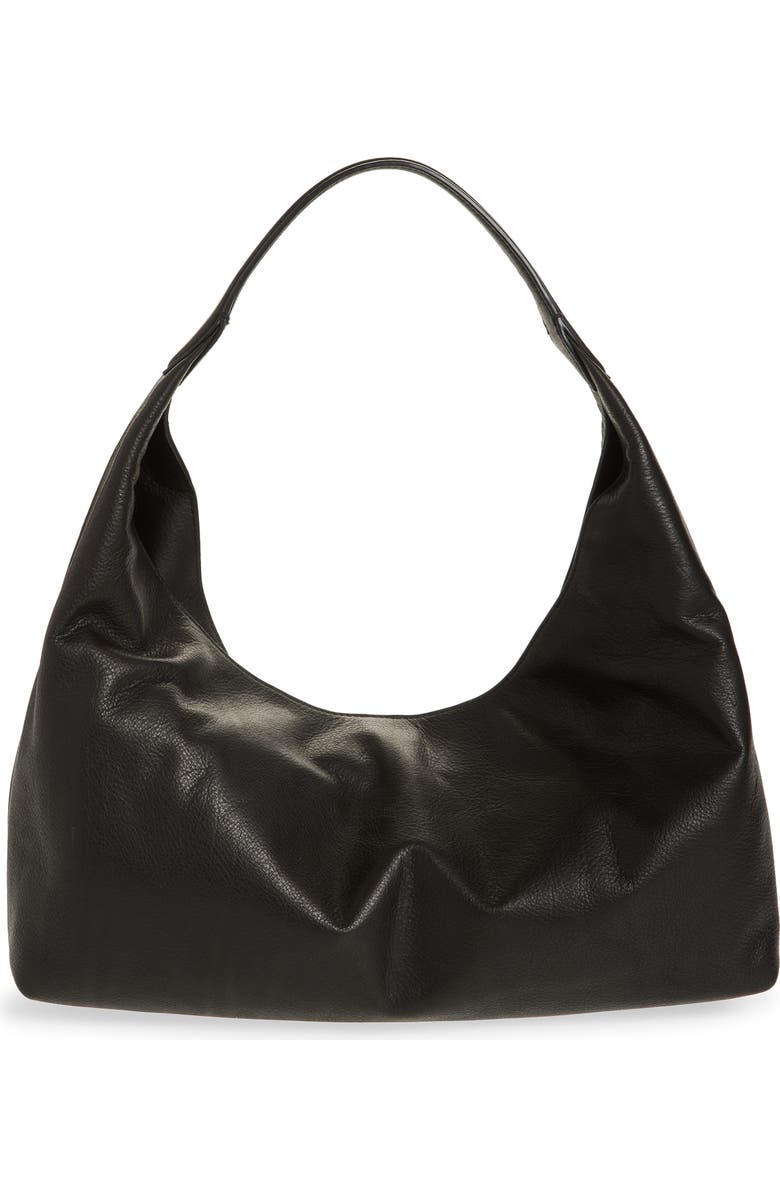 Madewell The Mylie Shoulder Bag, Alternate, color, True Black