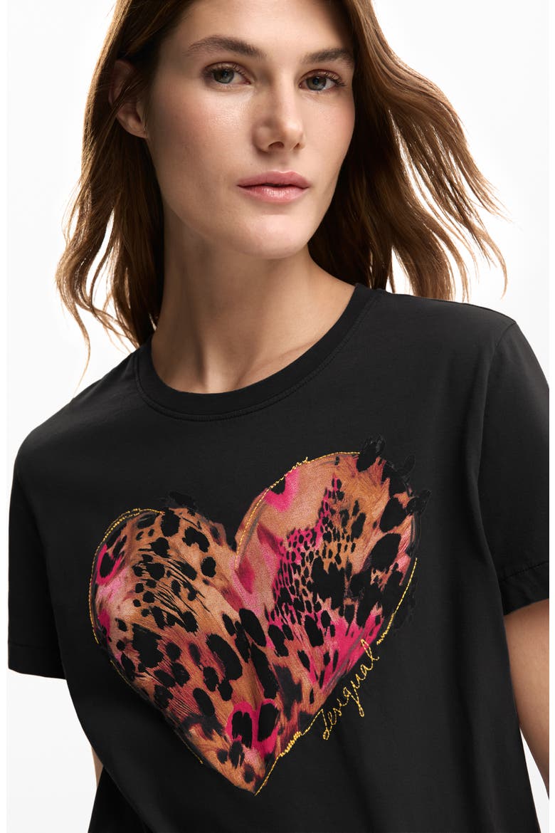 Heart Cotton Graphic T-Shirt, Alternate, color, NEUTRAL GRAY