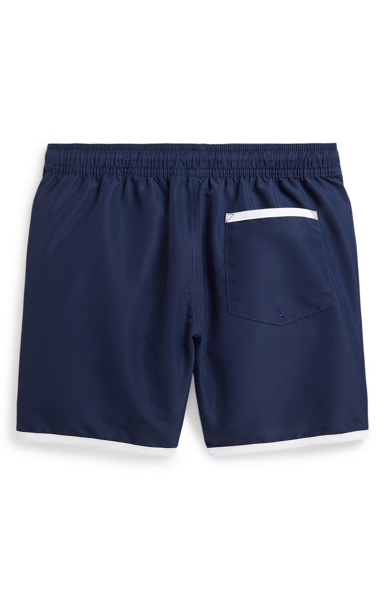 Polo Ralph Lauren Kids' Briggs Embroidered Polo Bear Swim Trunks, Alternate, color, 