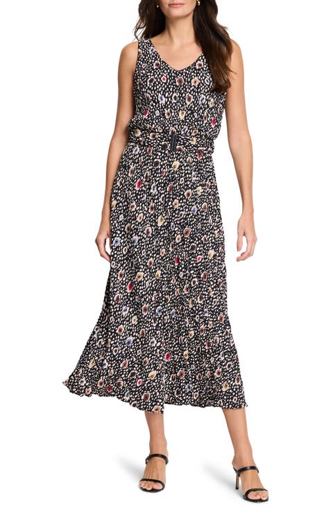 Cailin Dot Print A-Line Dress