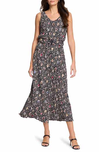 NIC+ZOE Cailin Dot Print A-Line Dress