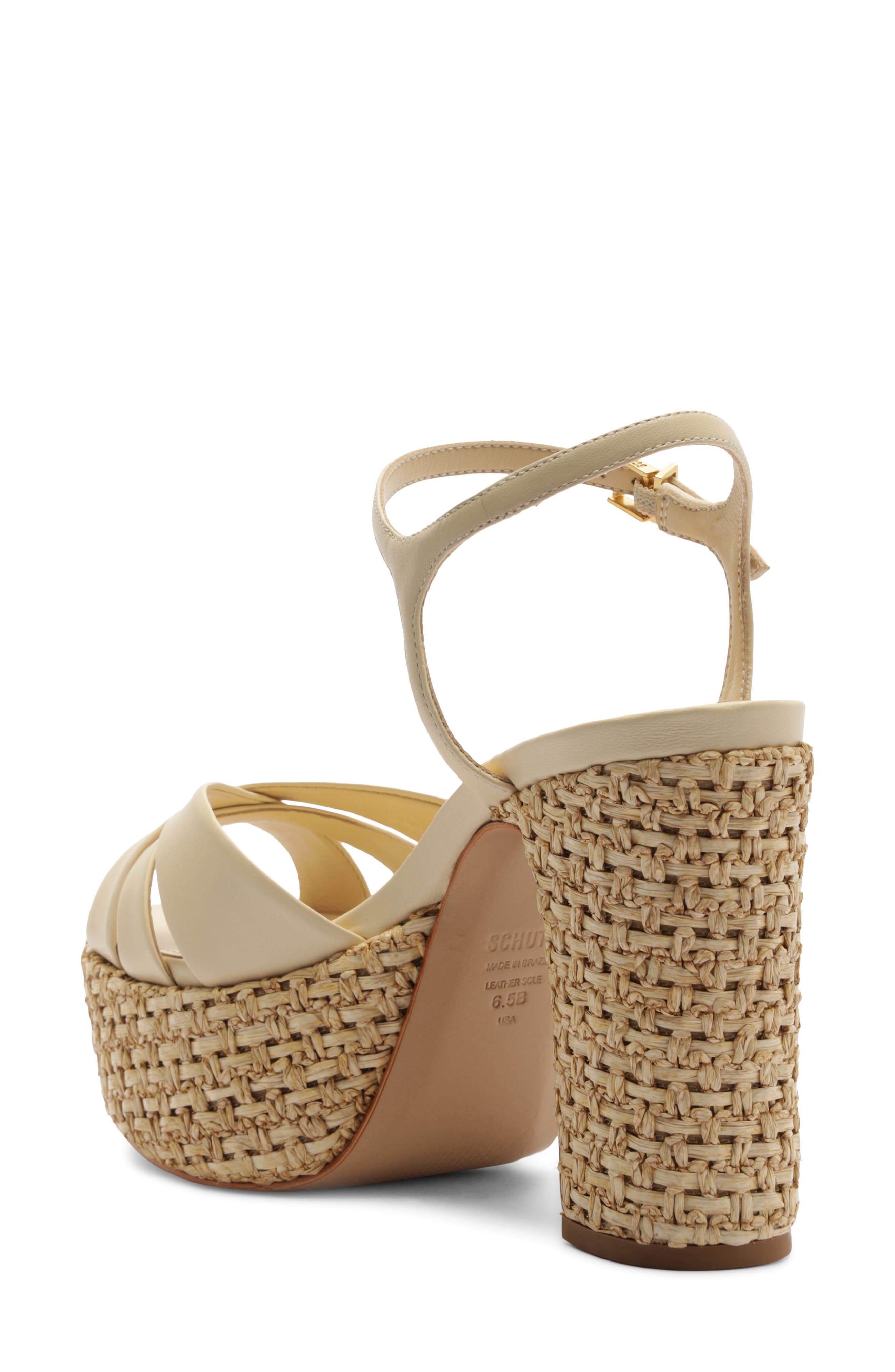 Keefa Ankle Strap Sandal, Alternate, color, EGG SHELL