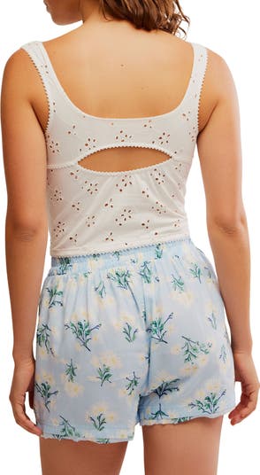 Full Bloom Eyelet Knit Camisole