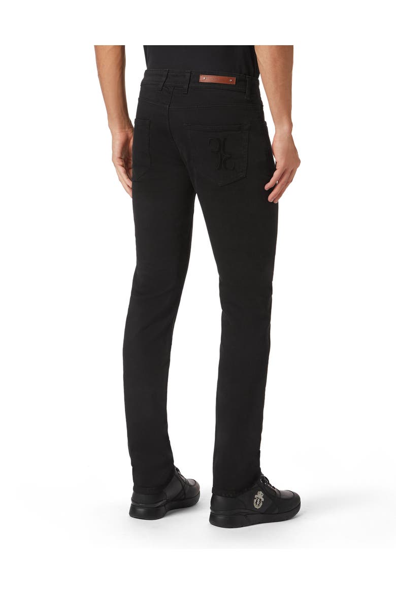 Denim Trousers Super Straight Cut Fit Men, Alternate, color, black