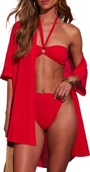 VICI Collection Whispered Coast Cover-Up Shirt