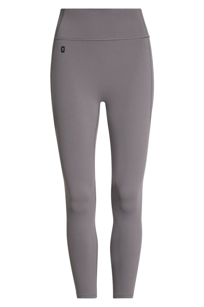 High Waist 7/8 Studio Tights, Alternate, color, EMBER