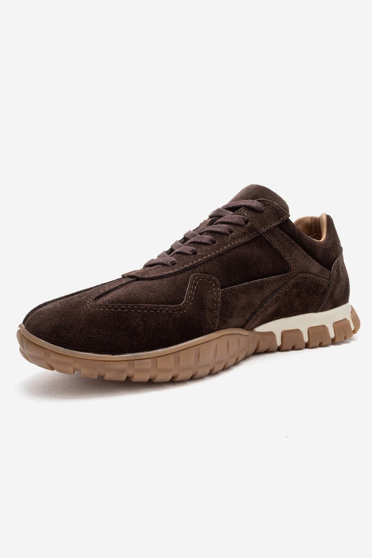 Lars Leather Sneaker, Alternate, color, Brown Suede