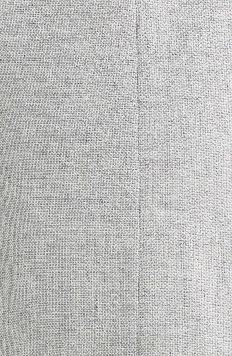 BOSS Hutson Slim Fit Grey Mélange Slub Linen & Cotton Blend Sport Coat, Alternate, color, Open Grey