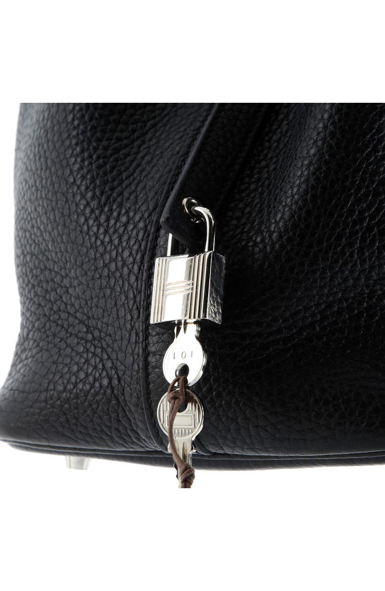 Pre-Owned Hermes Picotin Lock Bag Clemence MM, Alternate, color, Noir
