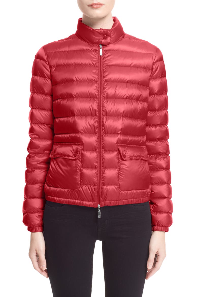 Lans Quilted Lightweight Down Jacket, Alternate, color, RED