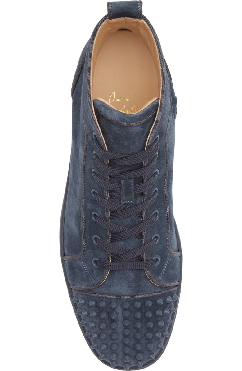 Christian Louboutin Lou Spikes High Top Sneaker, Alternate, color,