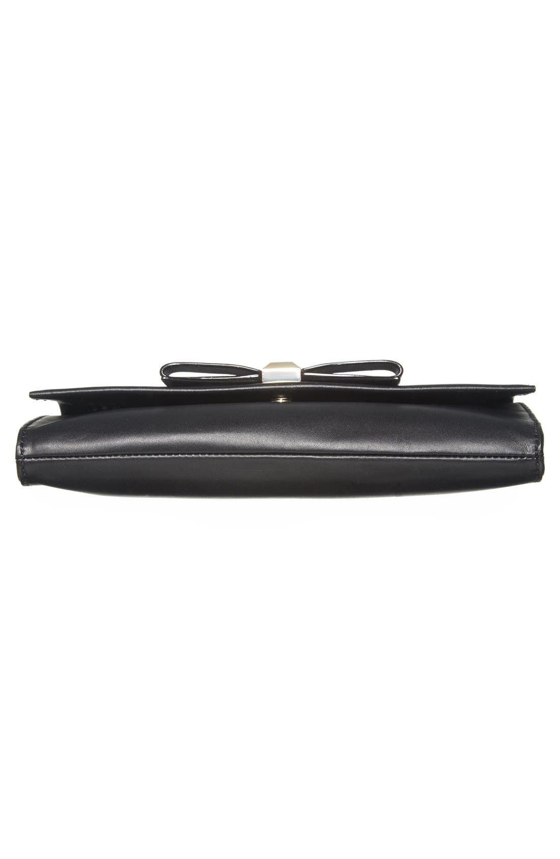 'holly street - remi' clutch, Alternate, color, BLACK