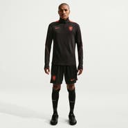 Nike Men's Nike Black Netherlands National Team 2026 Strike Dri-FIT Quarter-Zip Drill Top