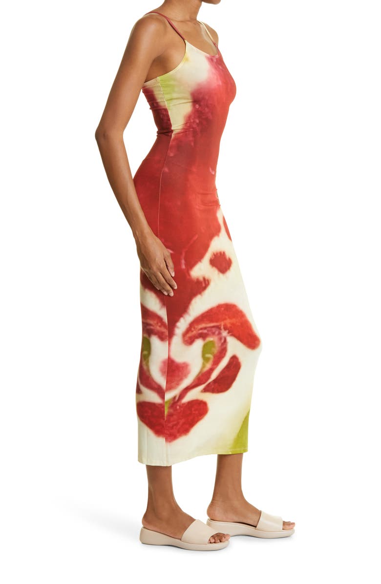 Paloma Wool Blossom Orchid Print Slipdress, Alternate, color, 