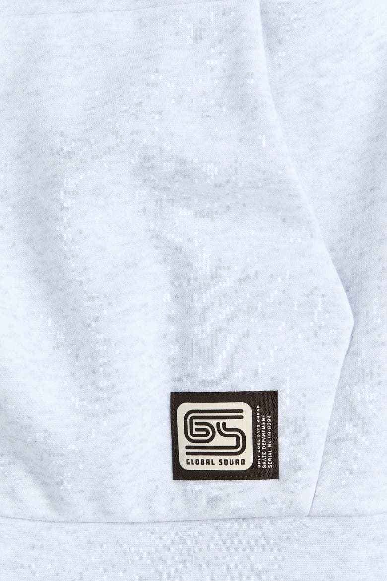 Zip-top Sweatshirt, Alternate, color, Light gray melange