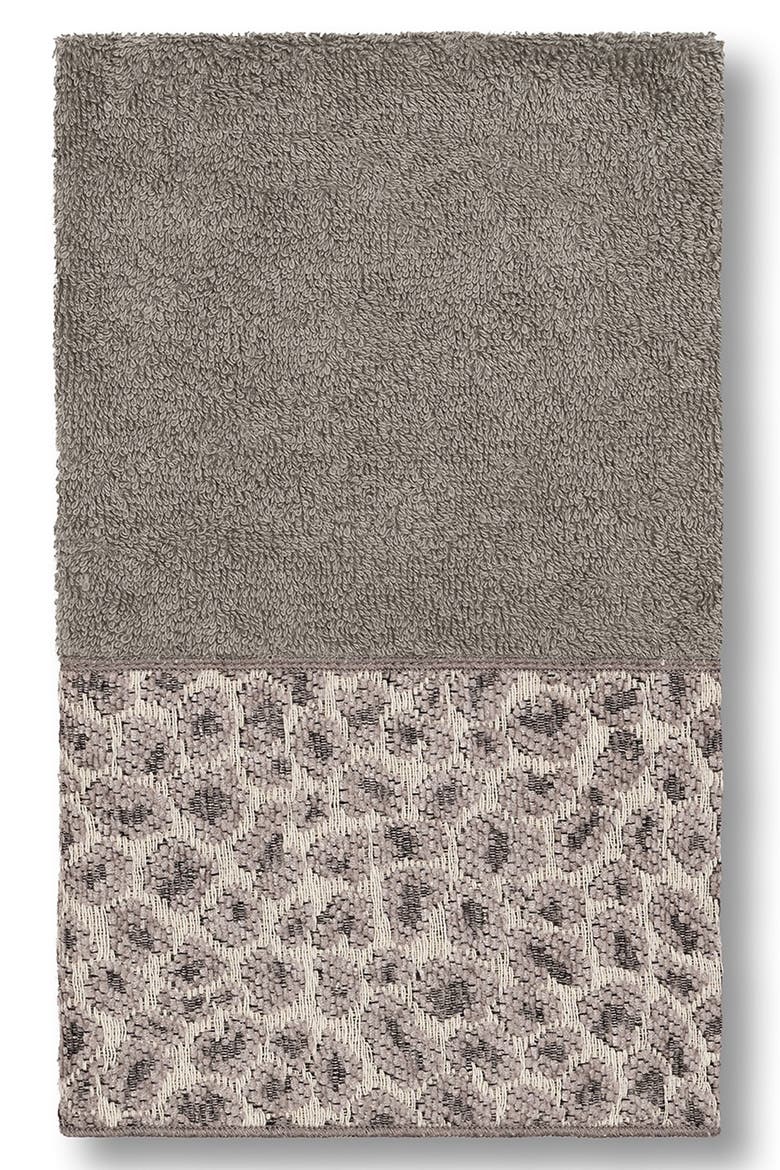 Spots 3-Piece Embellished Towel - Dark Grey, Alternate, color, DARK GREY