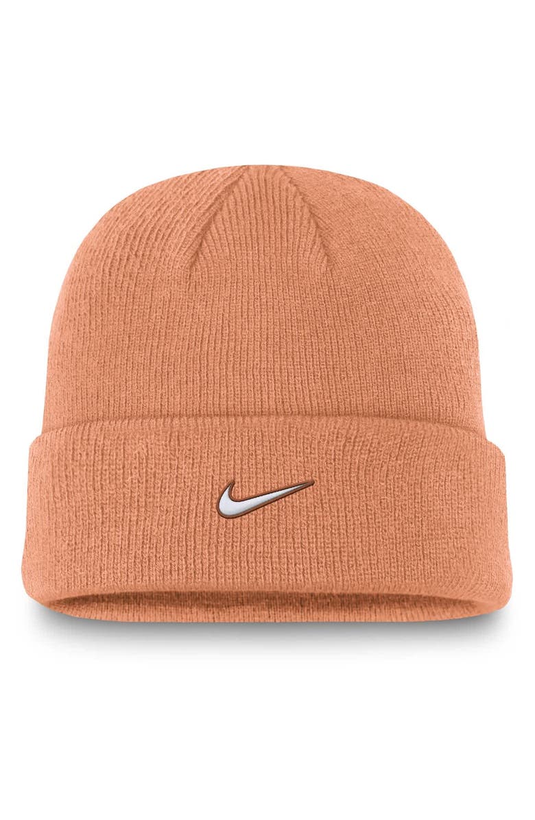 Nike Men's Nike  Texas Orange Texas Longhorns 2024 Sideline Faded Terra Cuffed Knit Hat, Alternate, color, 