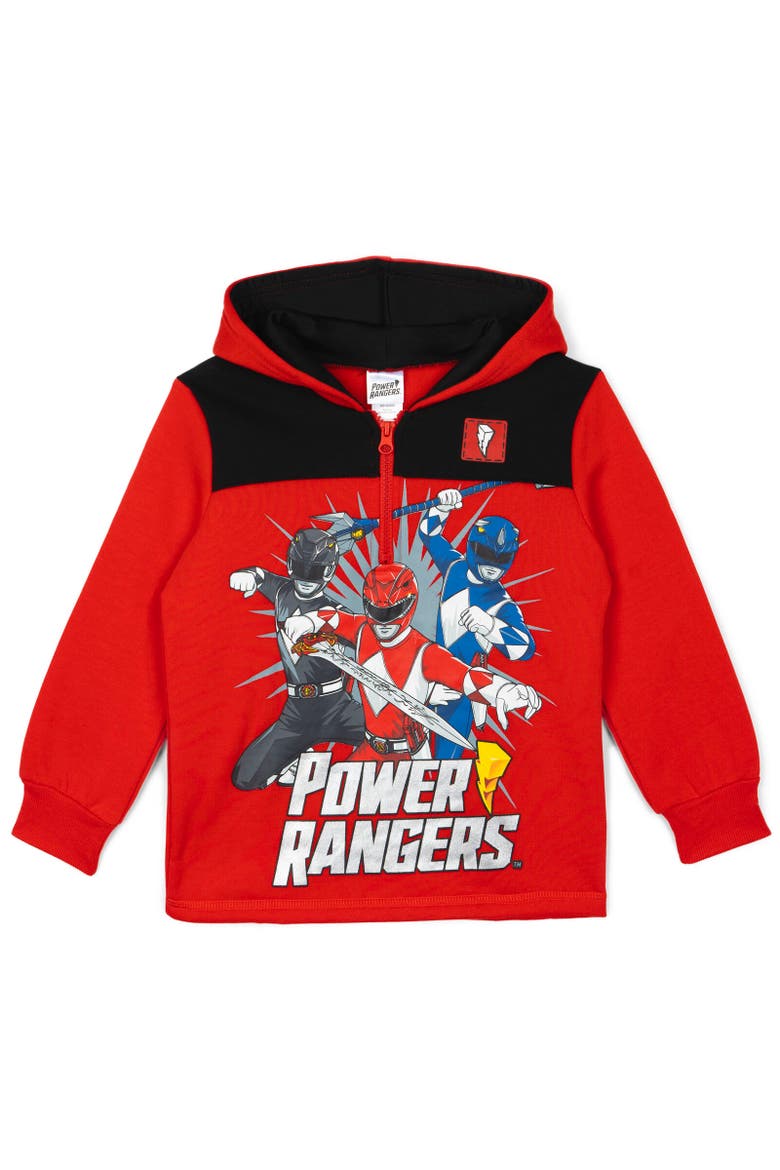 Half Zip Hoodie, Main, color, Red