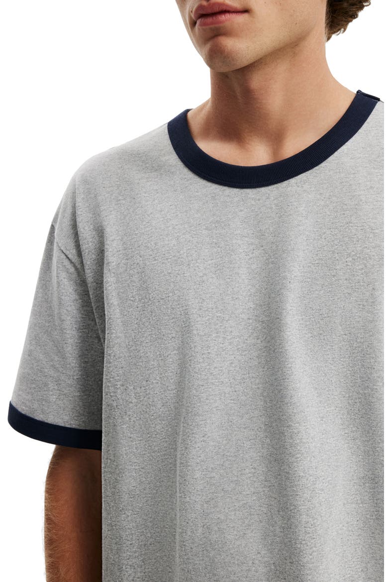 Men's Everyday Fit T-Shirt, Alternate, color, Grey Marle  Vintage Navy