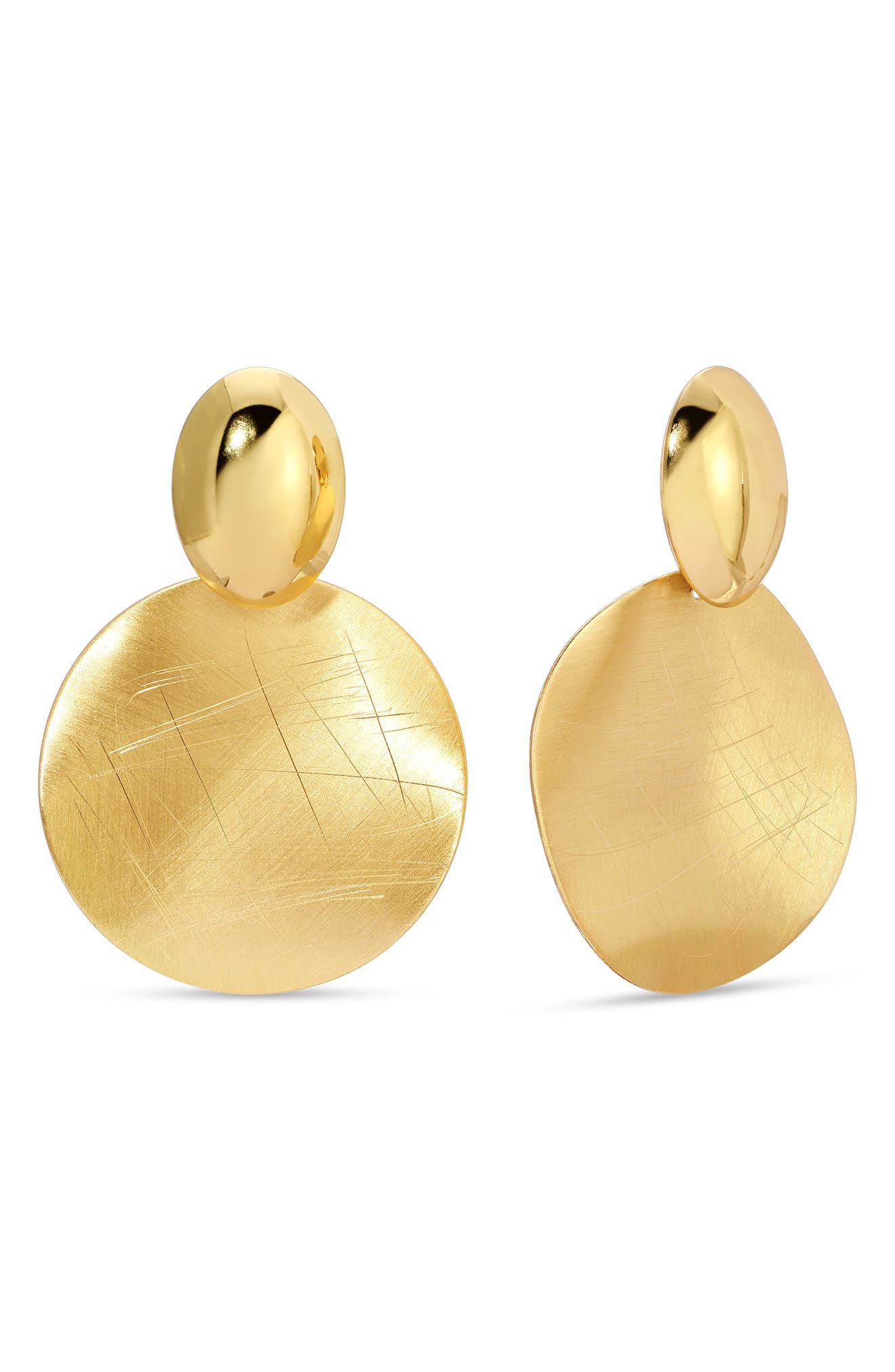 EYE CANDY LOS ANGELES Grace Dome Drop Earrings