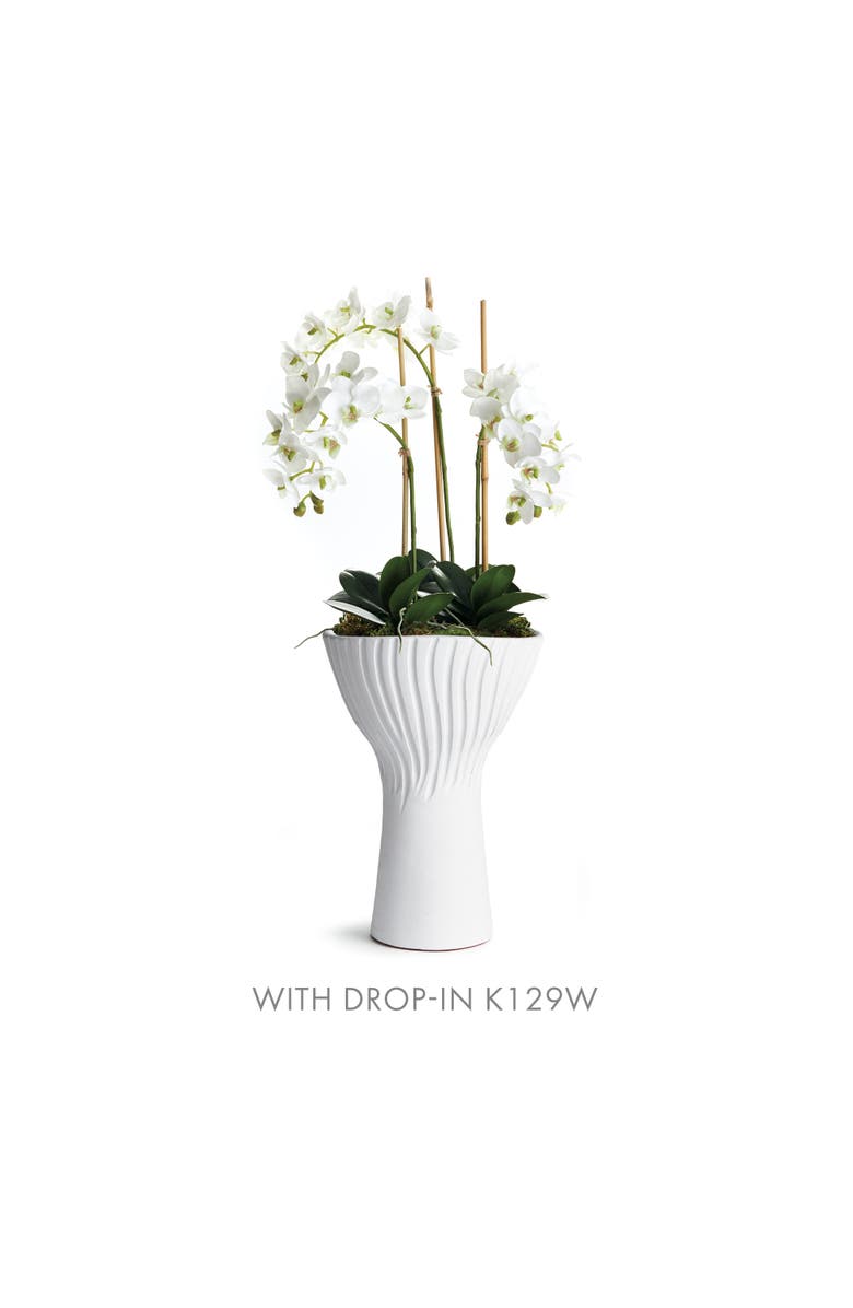 Napa Home & Garden Larson Vase Tall, Alternate, color, White