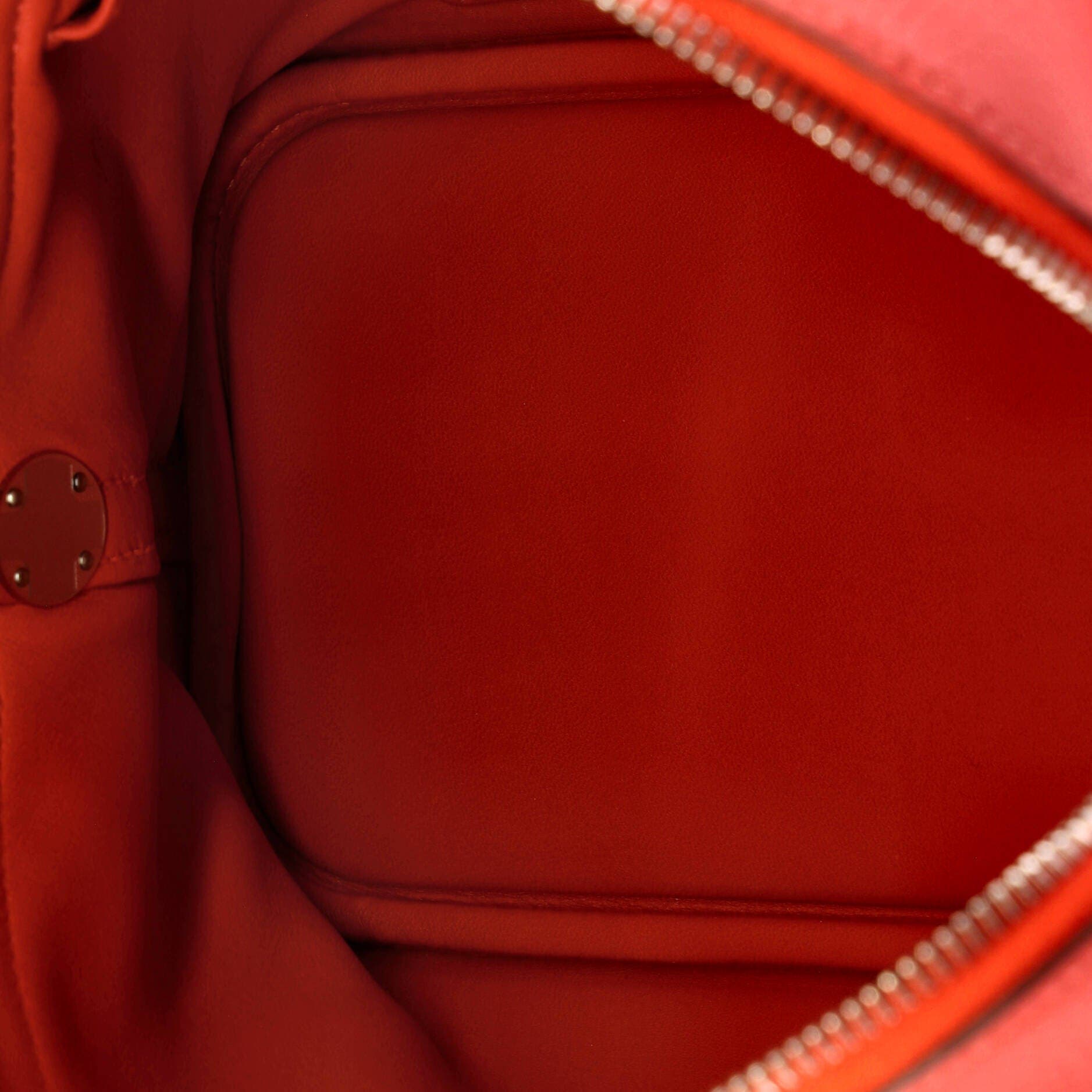 Pre-Owned Hermes Bolide Bag Clemence 31, Alternate, color, Rouge Pivoine