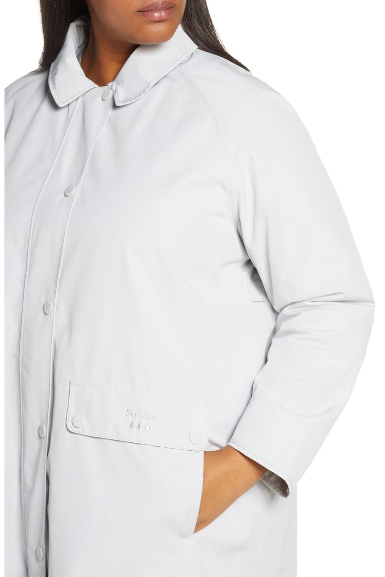 Element Waterproof Hooded Jacket, Alternate, color, ICE WHITE/ CLASSIC