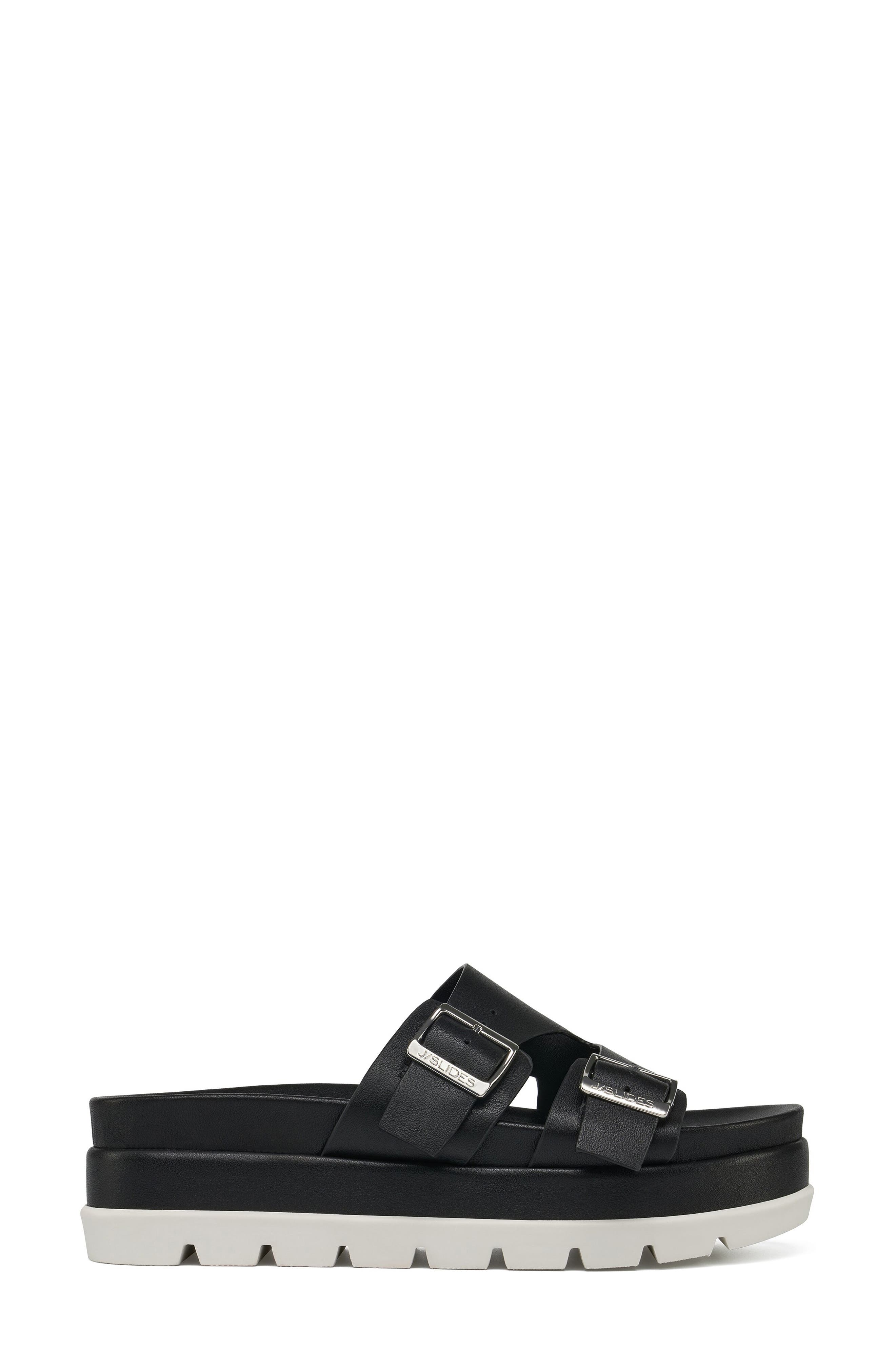 JSlides Bianca Platform Sandal, Alternate, color, Black