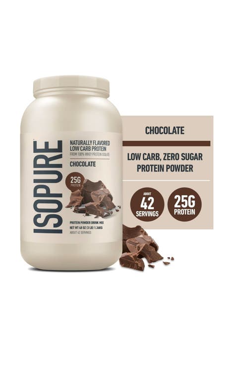 Low Carb Pure Whey Isolate Protein Powder Chocolate