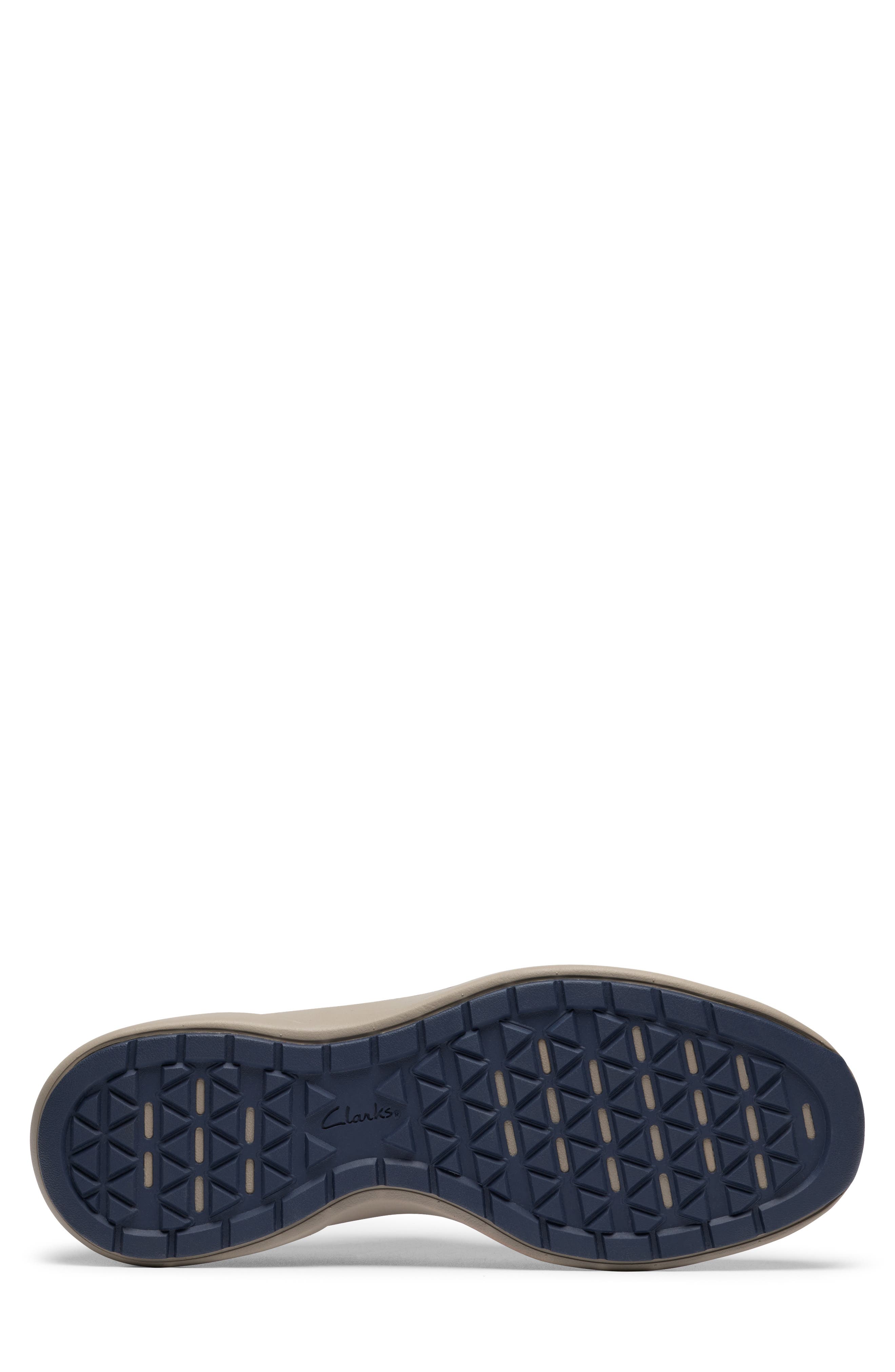Clarks<sup>®</sup> Mullan Moc Toe Derby, Alternate, color, Navy Leather