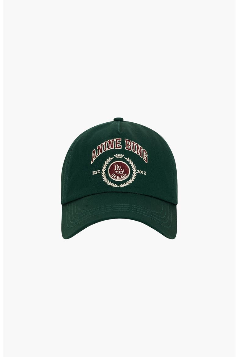 Jeremy Baseball Cap Collegiate, Main, color, Deep Emerald