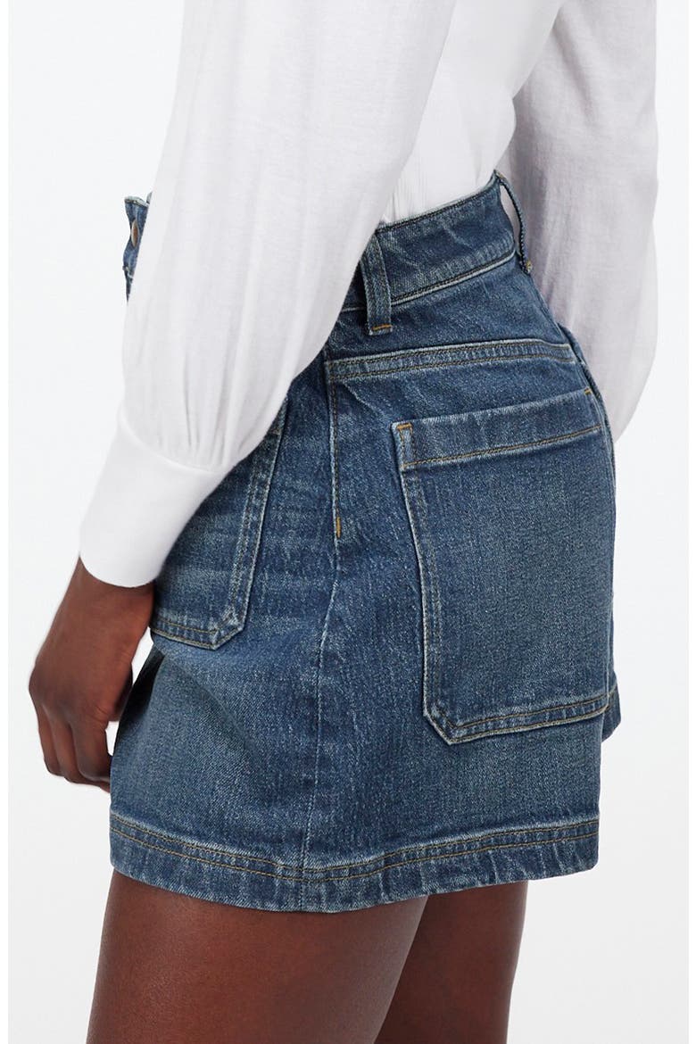 Emmett Patch Pocket Denim Shorts, Alternate, color, MERIWETHER WASH
