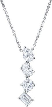 LuvMyJewelry Selara 14K Gold Lab Grown Diamond Necklace - 2 Ct