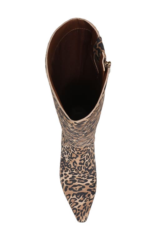 Naturalizer Deesha Pointed Toe Boot In Animal Print
