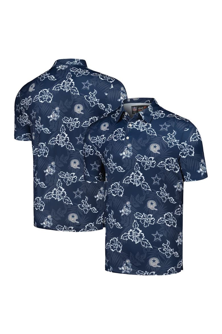 Men's Reyn Spooner Navy Dallas Cowboys Throwback Pua Performance Polo, Main, color, Navy
