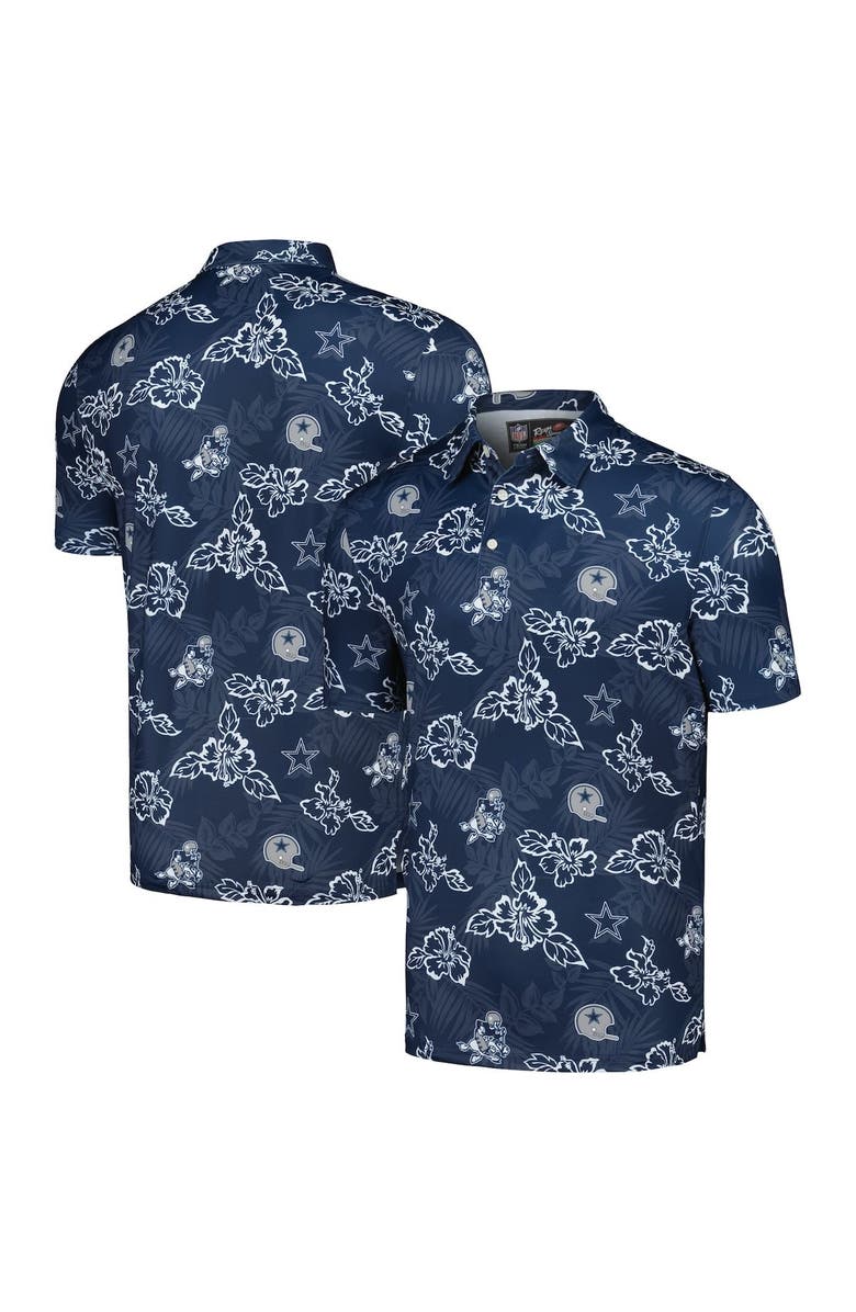 Reyn Spooner Men's Reyn Spooner Navy Dallas Cowboys Throwback Pua Performance Polo, Main, color, Navy