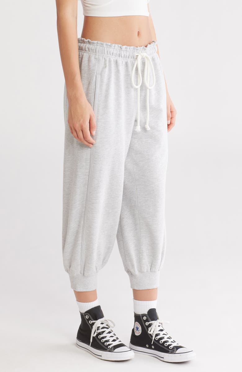 Free People FP Movement Flutter Joggers, Alternate, color, Heather Grey