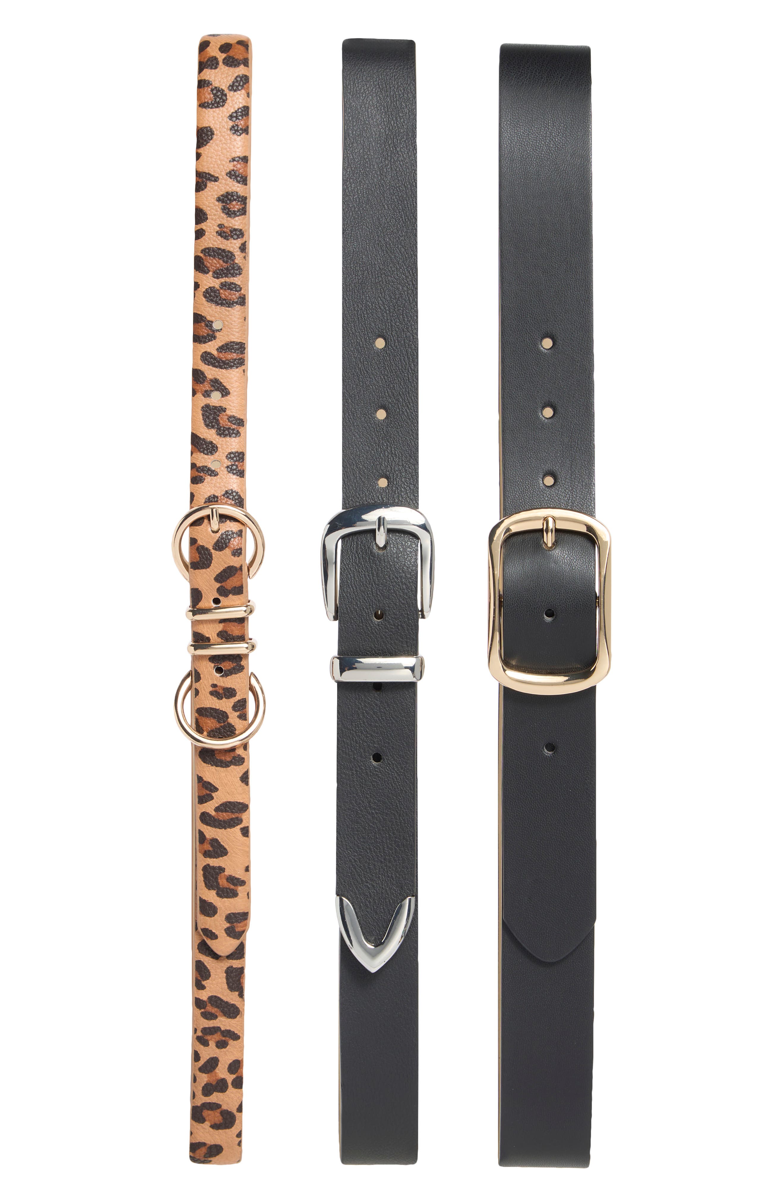 3-for-1 Assorted Belt Set