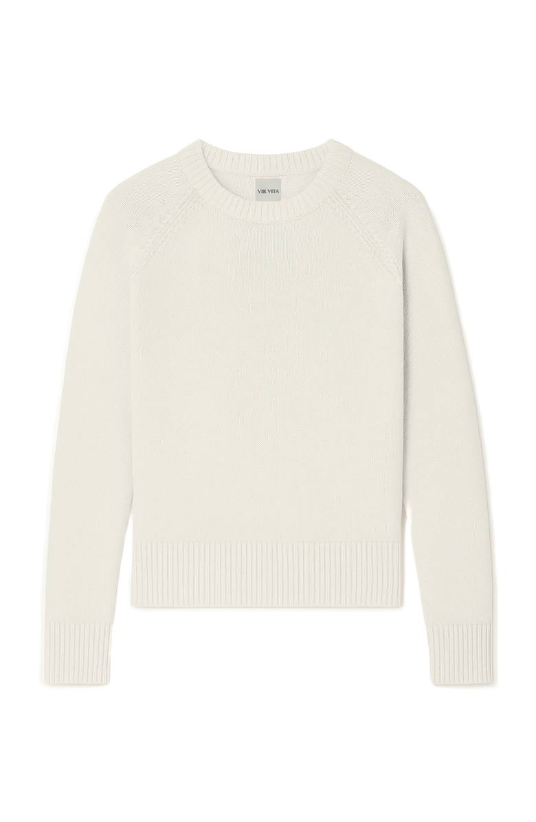 VIR VITA Finn Cashmere Sweater, Main, color, Bone