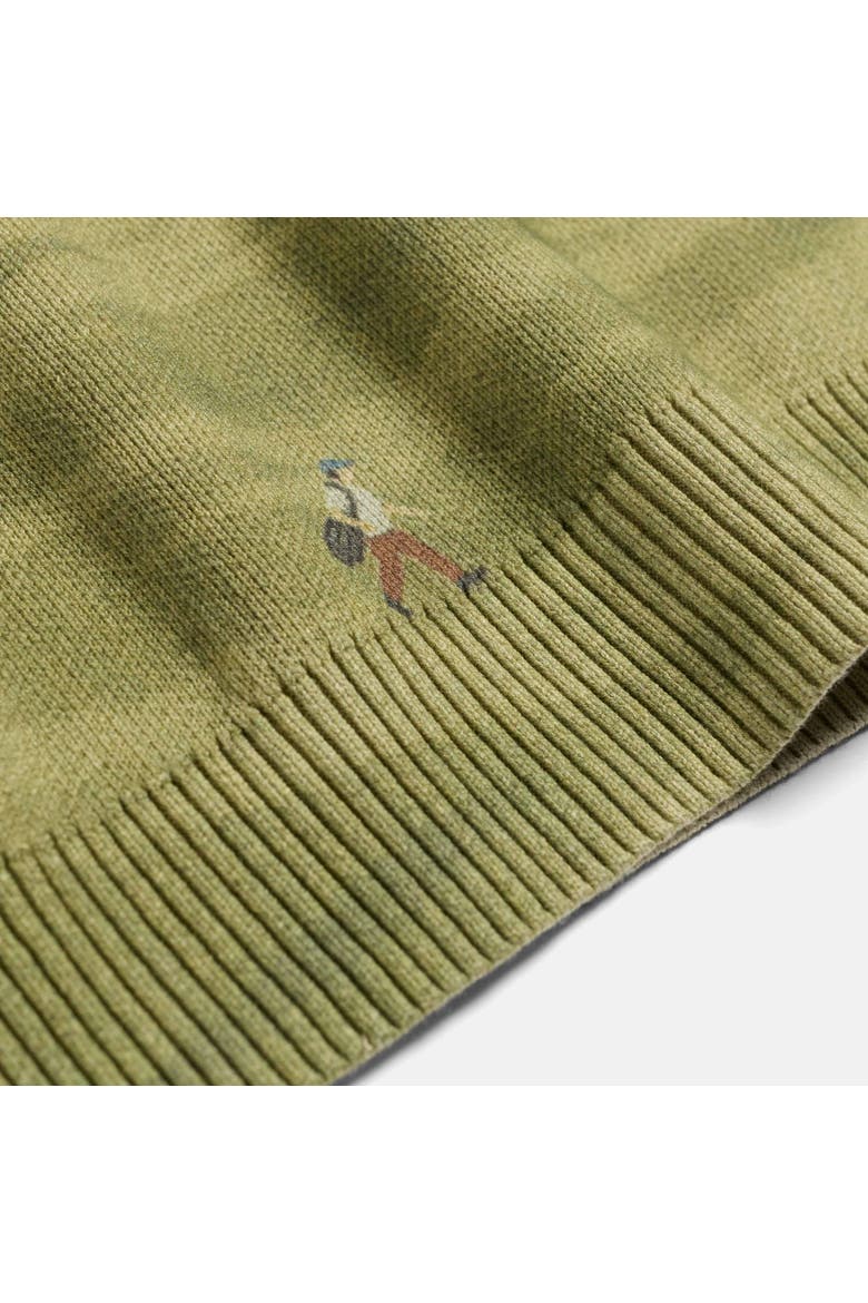 Golf Players Knit Vest, Alternate, color, Mossy Green