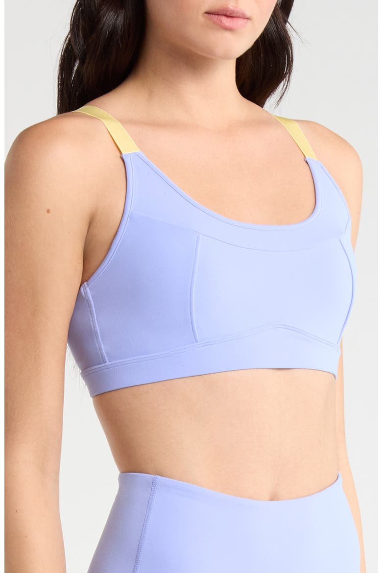 Cloud Contrast Sports Bra, Alternate, color, JACARANDA