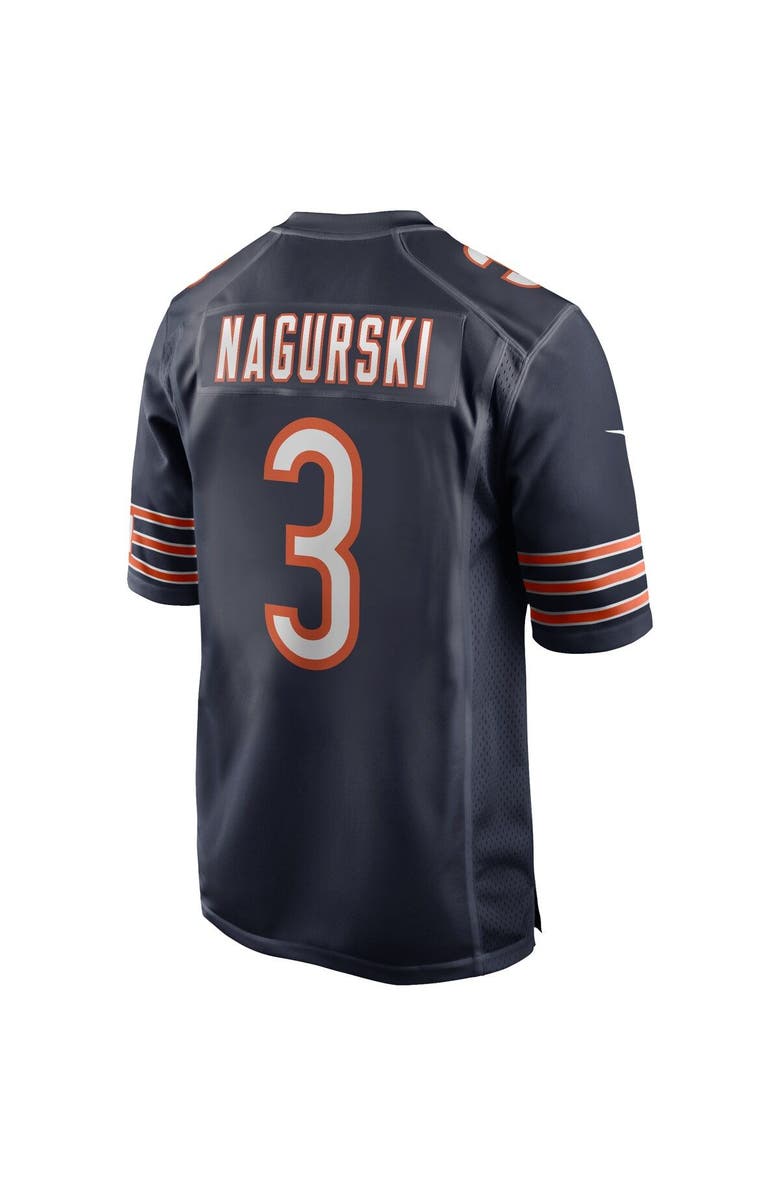 Nike Men's Nike Bronko Nagurski Navy Chicago Bears Game Retired Player Jersey, Alternate, color, 