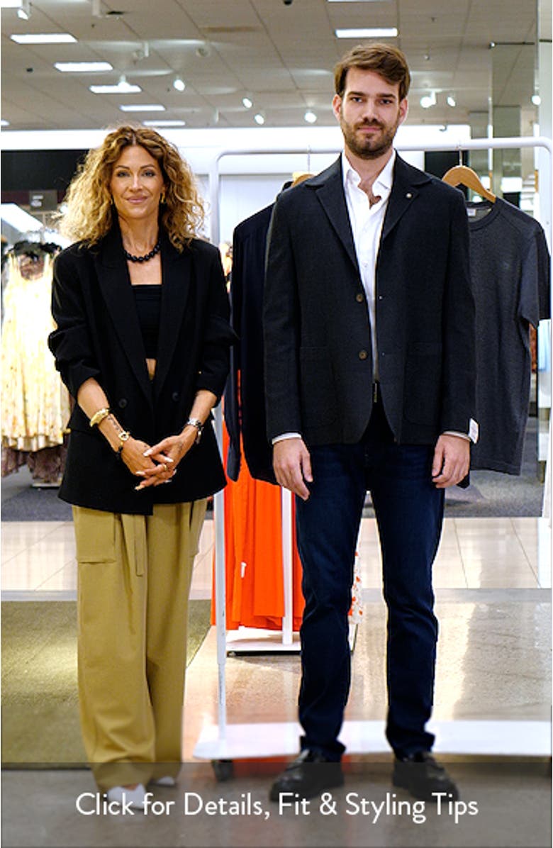 Quest Knit Ready Charcoal Wool Jacket, sales video thumbnail