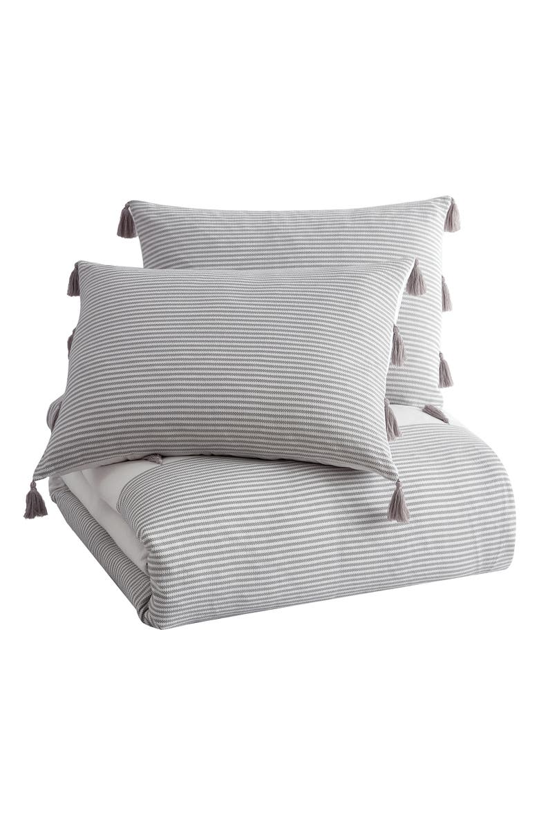 Peri Home Panama Stripe Comforter & Sham Set, Main, color, 