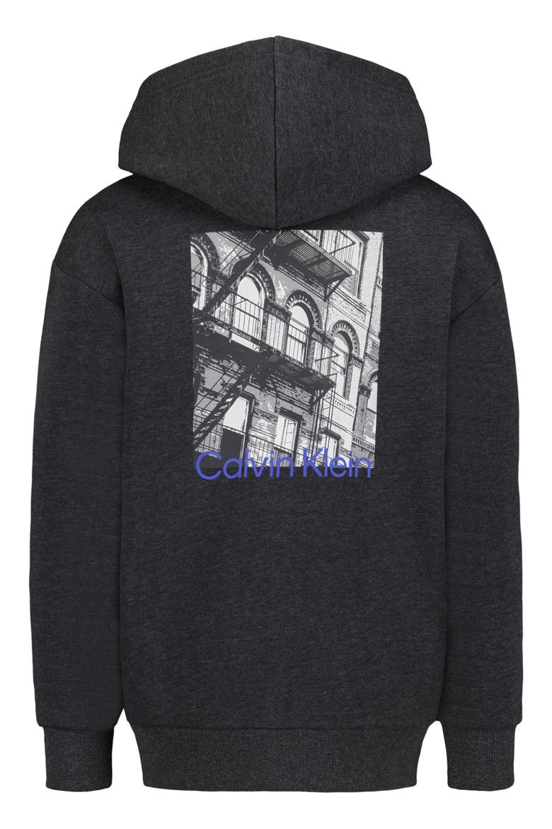 Kids' City Full Zip Hoodie, Alternate, color, BLACK HTHR