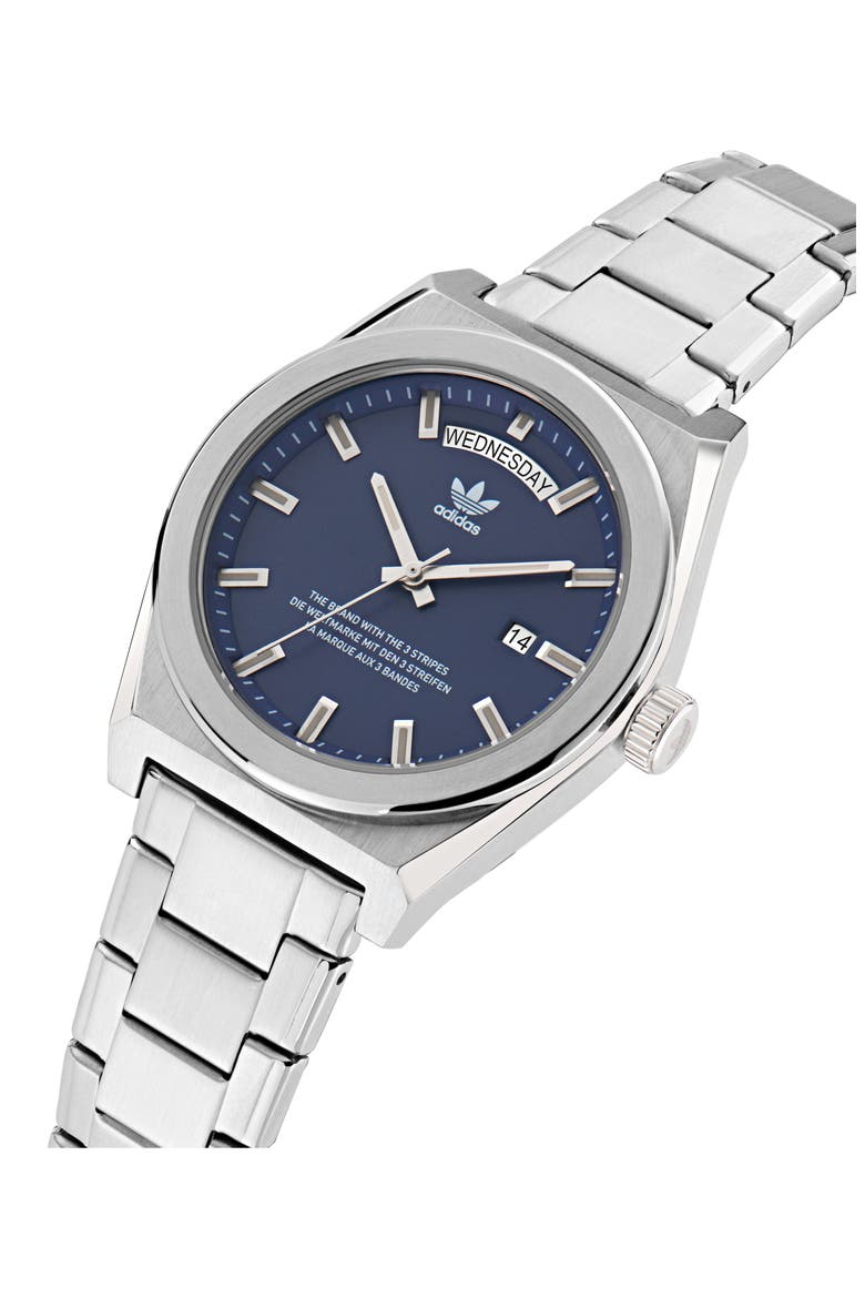Bracelet Watch, Alternate, color, STAINLESS STEEL/ BLUE